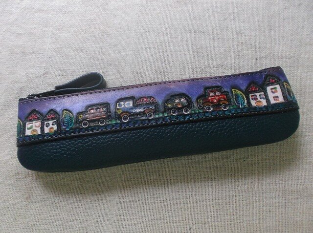 レザークラフトペンケース | iichi 日々の暮らしを心地よくする