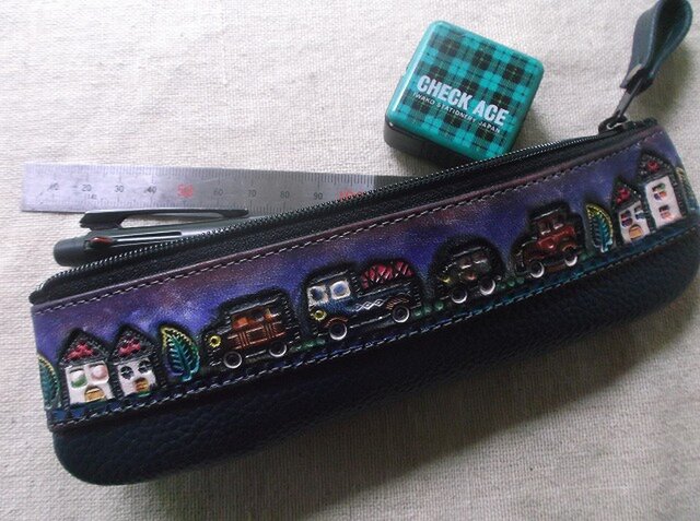 レザークラフトペンケース | iichi 日々の暮らしを心地よくする