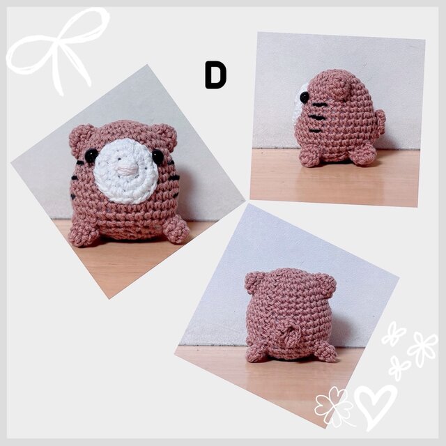 ☆選べる4種☆コロコロしたフォルムがかわいい！にこぐるみネコ