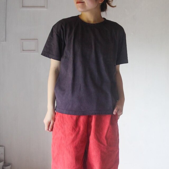 草木染　organic cotton  Tee / 二人静 / 男女兼用3サイズ