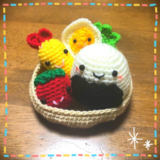 ＊スマイルランチのあみぐるみ(Aランチ）＊