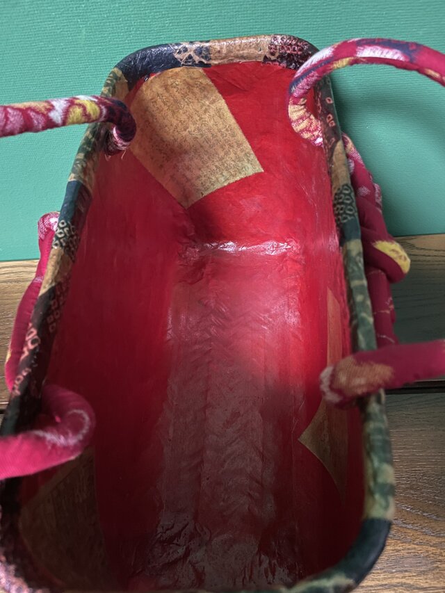 一閑張りバック/江戸火消し/和紙/和柄（IKK008） | iichi 日々の暮らし