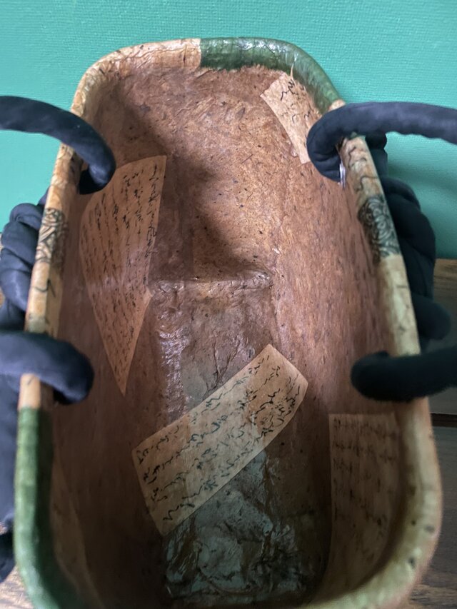 一閑張りバック/源氏香/和紙/和柄（IKK012） | iichi 日々の