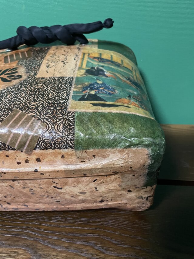 一閑張りバッグ12三社祭 一閑張り・お稽古バック | iichi 日々の暮らしを心地よくする