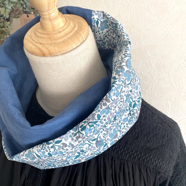 FUWARA☆ガーゼスヌード☆ハンドメイド 日本製♡ふわふわダブルガーゼのスヌード♡ライトグレー | iichi 日々