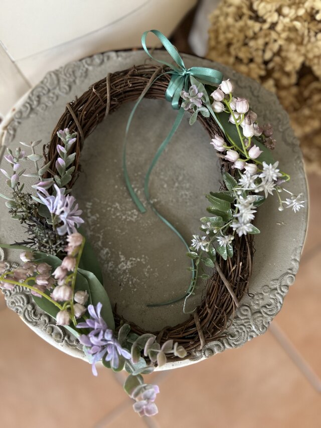 オーバルリース　すずらん