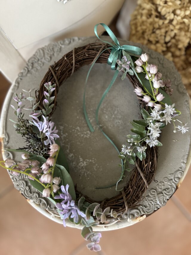 オーバルリース すずらん | iichi 日々の暮らしを心地よくする