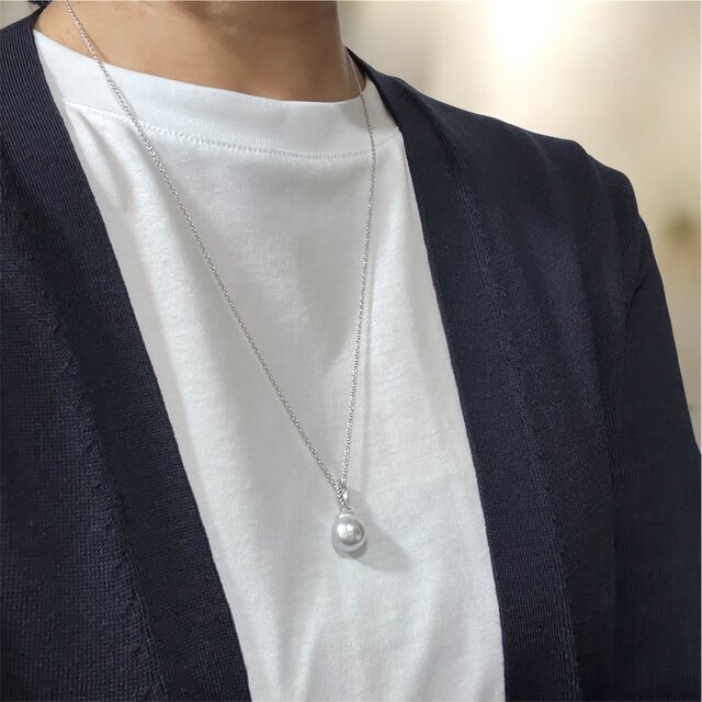 南洋白蝶ネックレス 南洋白蝶真珠 ネックレス ｜ 9.1～12.3mm ｜ NJ02663 – 大阪