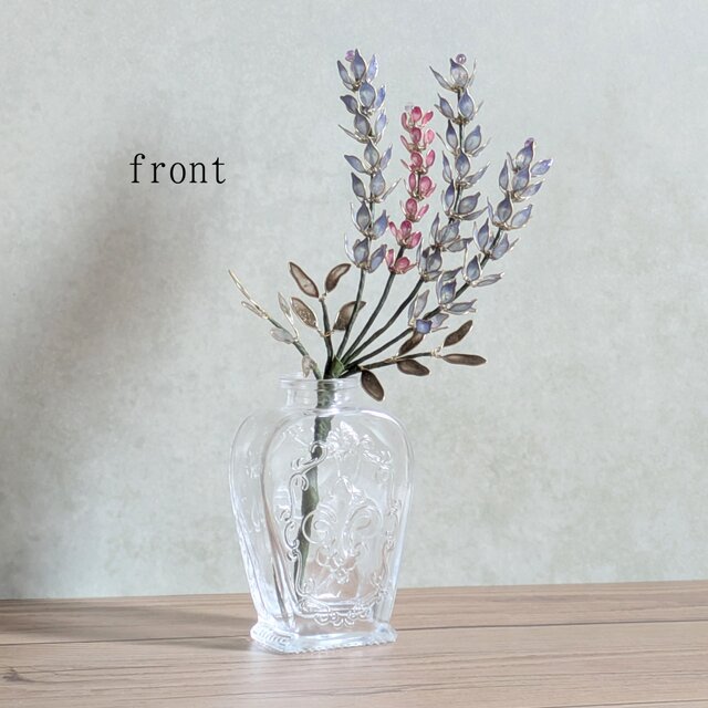 ラベンダーのインテリアフラワー｜光を透かすディップフラワーの造花