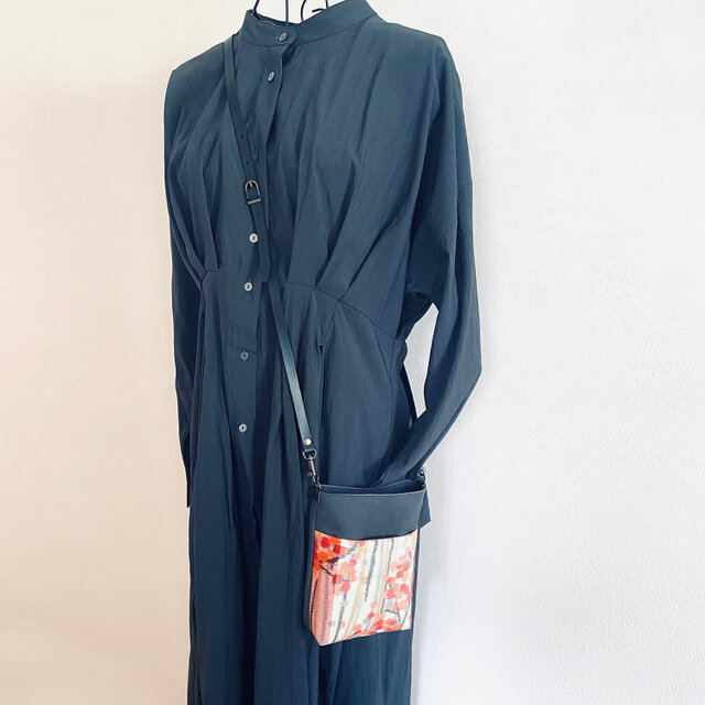 お散歩バッグ | 銘仙ノ樹 （古布×帆布）