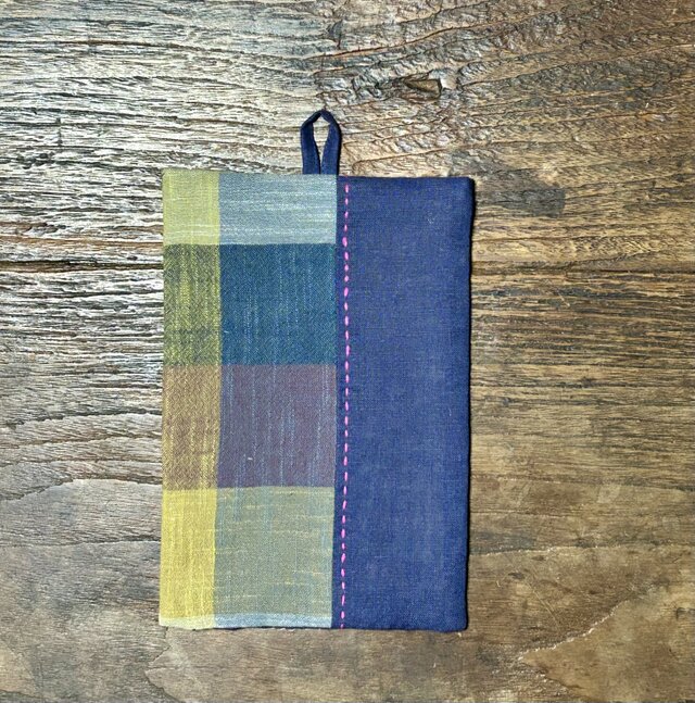 〈古布と麻の鍋つかみ〉7