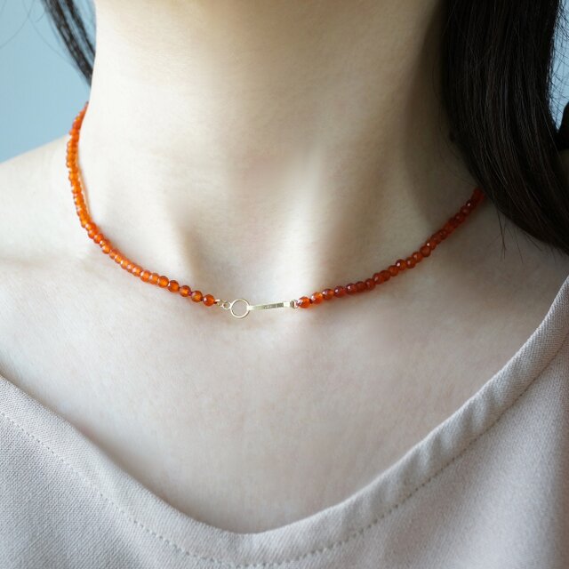 Carnelian Necklace / K10