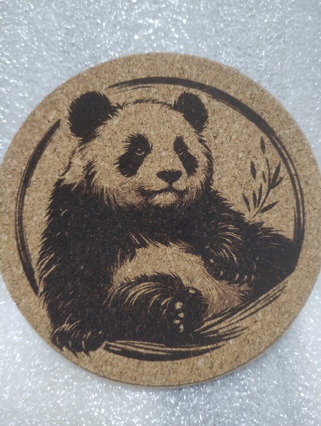 コースター　パンダ