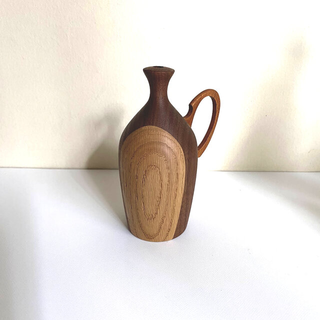 ドライフラワー用一輪挿し ウォールナット×オーク | iichi 日々の