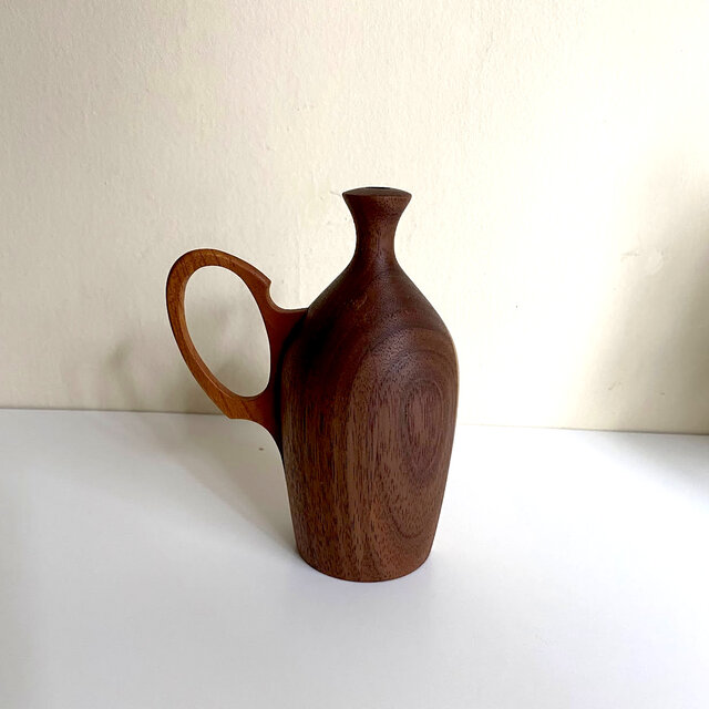 ドライフラワー用一輪挿し ウォールナット×オーク | iichi 日々の