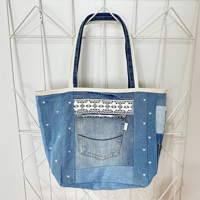 ポケットいっぱい☆ヨコ型A4すっぽりサイズ☆マザーズバッグ