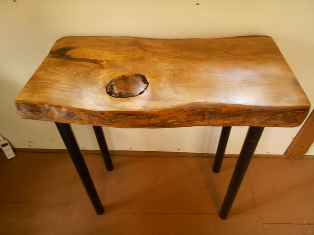 おんこの木で作られたテーブルです こたつ 幅120cm こたつテーブル コタツ 長方形 天然木 木 木製