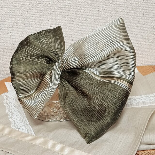 選べるモチーフ 大きなリボンのバレッタ | iichi 日々の暮らしを