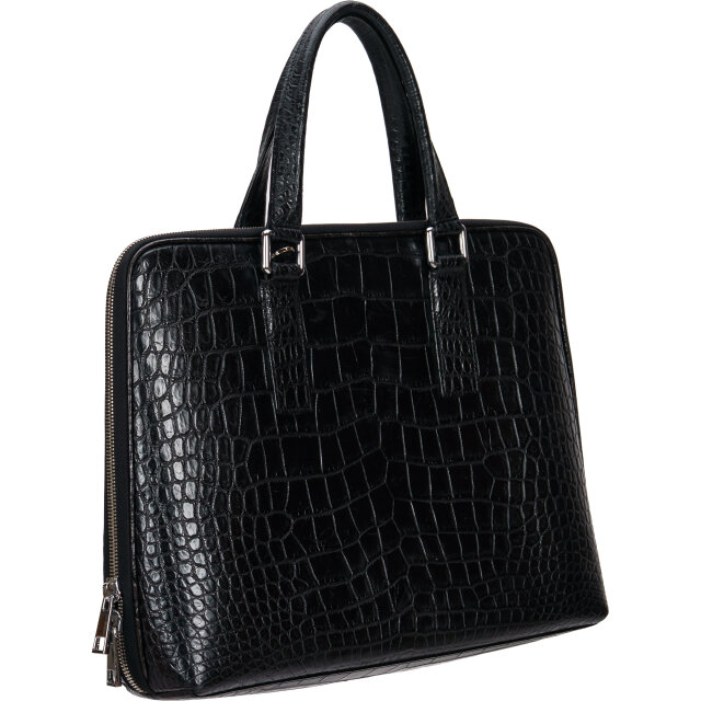 モレスキー　クロコダイルビジネスバッグ クロコダイル メンズ ビジネスバッグ 高級 ブリーフケース 2WAY
