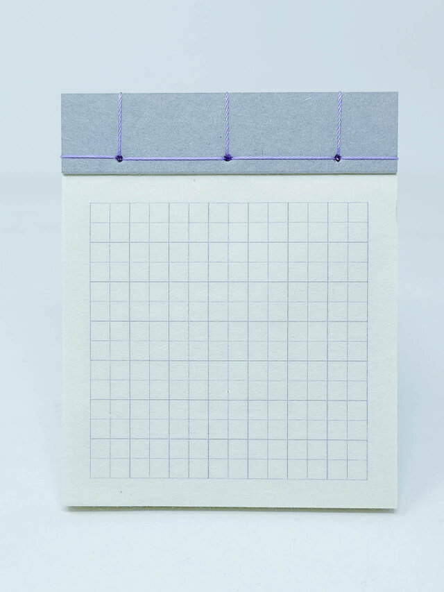 楚々　和綴じ帳Ｓサイズ　藤（ふじ）