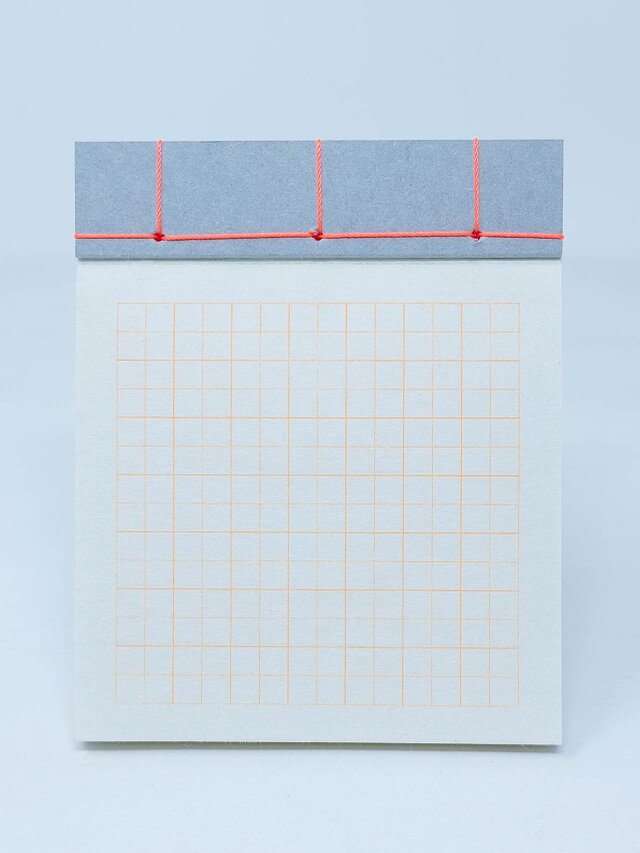 楚々　和綴じ帳Ｓサイズ　珊瑚（さんご）