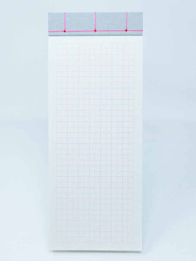 楚々　和綴じ帳Mサイズ　躑躅（つつじ）