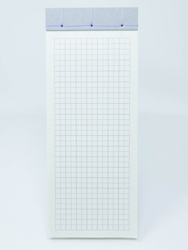 楚々　和綴じ帳Mサイズ　藤（ふじ）