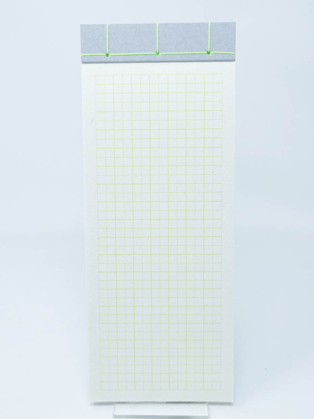 楚々　和綴じ帳Mサイズ　鶯（うぐいす）