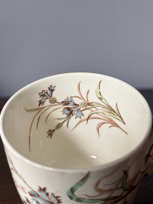 フランス アンティーク K&G/Luneville 1892- 花絵 チューリップ 2輪