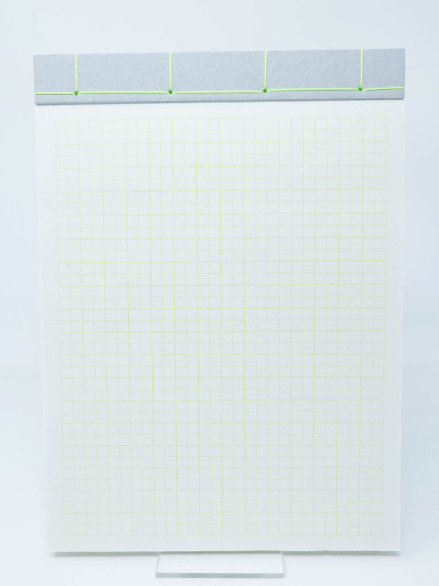 楚々　和綴じ帳Lサイズ　鶯（うぐいす）