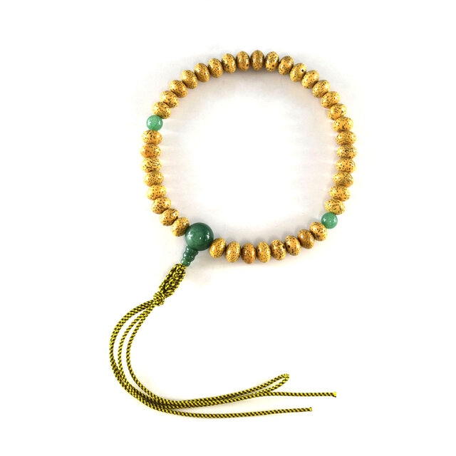 数珠 星月菩提樹 インド翡翠 念珠 京都 京念珠 略式数珠 京都 JUA13