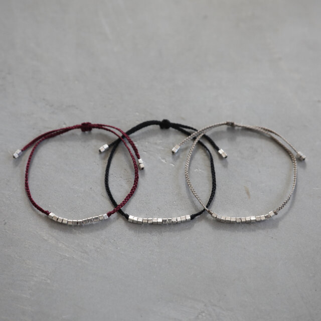Karen silver bracelet / cube | iichi 日々の暮らしを心地よく