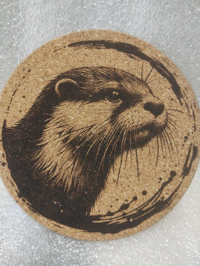 コースター　カワウソ