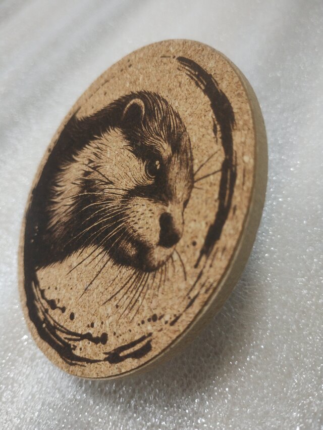 コースター カワウソ | iichi 日々の暮らしを心地よくするハンドメイド