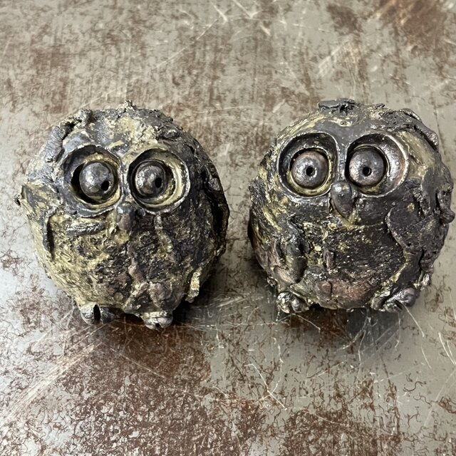 ふくろう 置物 備前焼 ひだすき 緋襷／ヒダスキの商品一覧 - 備前焼