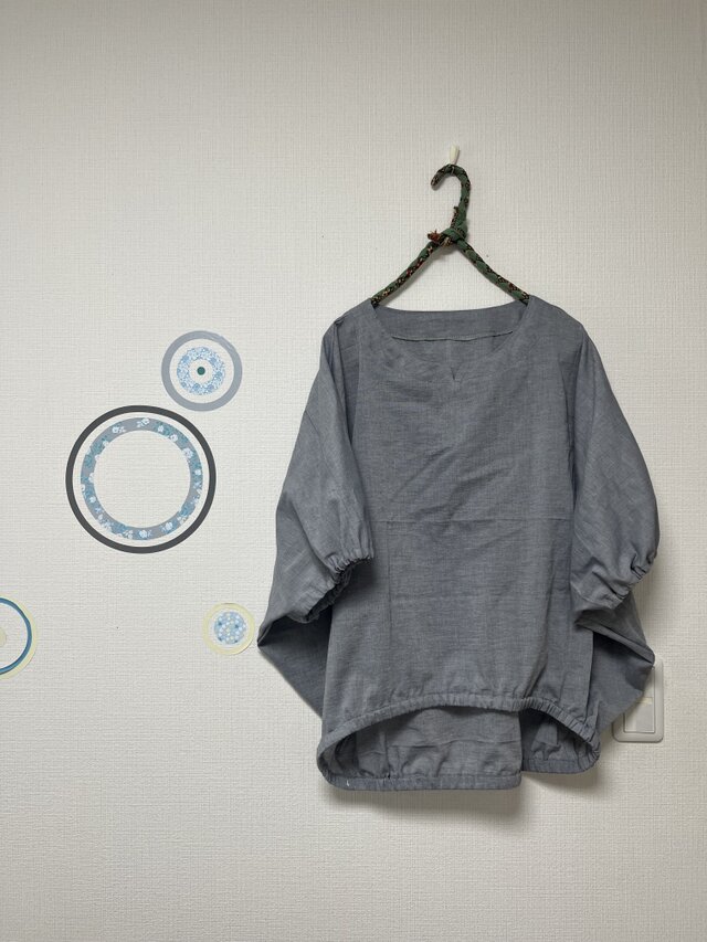 着心地のよい日常服　オーガニックキャニオンコットン　グレー