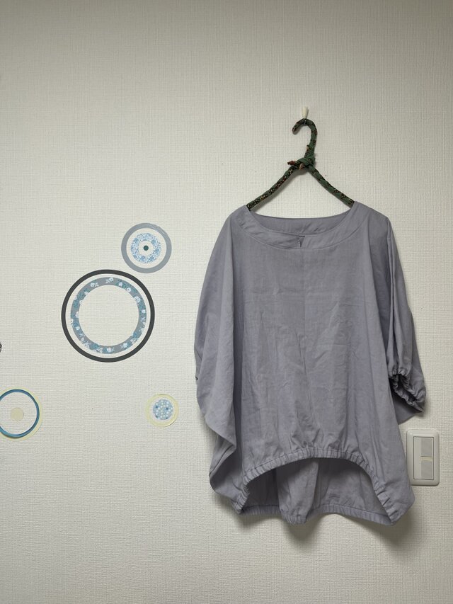 着心地のよい日常服　オーガニックキャニオン　コットン　ラベンダーグレー