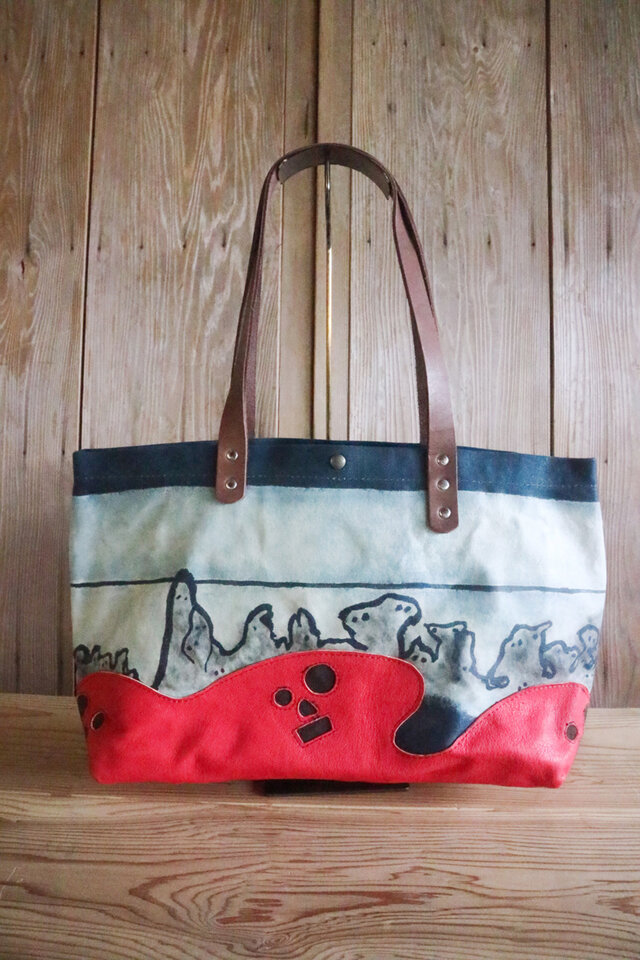 手描きビッグトート波の怪