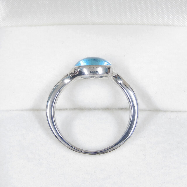 e様、オーダー品_ブルートパーズの指輪のサイズ変更代