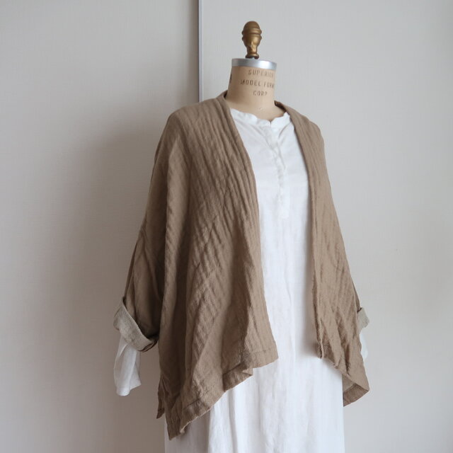 くったりやわらかウールガーゼ♡カーディガン・羽織りもの・温度調節に