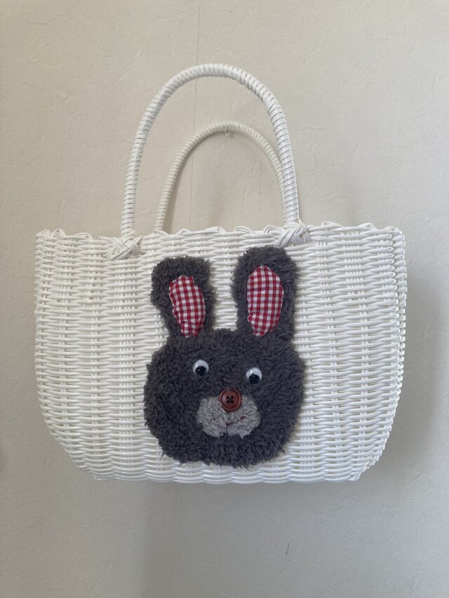 カゴバッグ うさぎ