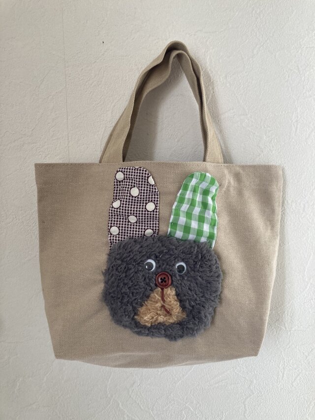 うさぎのトートバッグ②