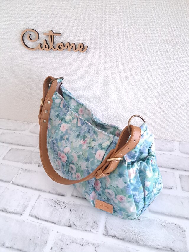 ランタナ様 ラスト1点のみ ハムステッドサマー グリーン 横長ワン