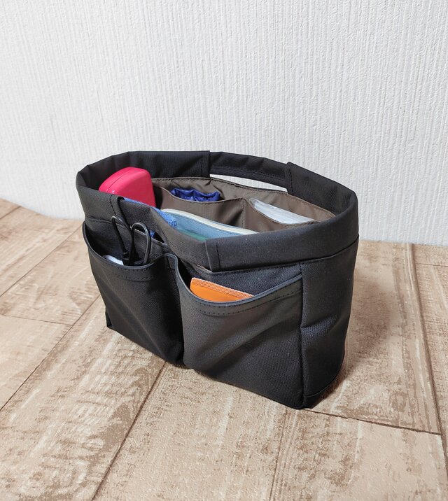 コーデュラナイロン×本革トートバッグL｜軽量＆撥水・13インチPC対応