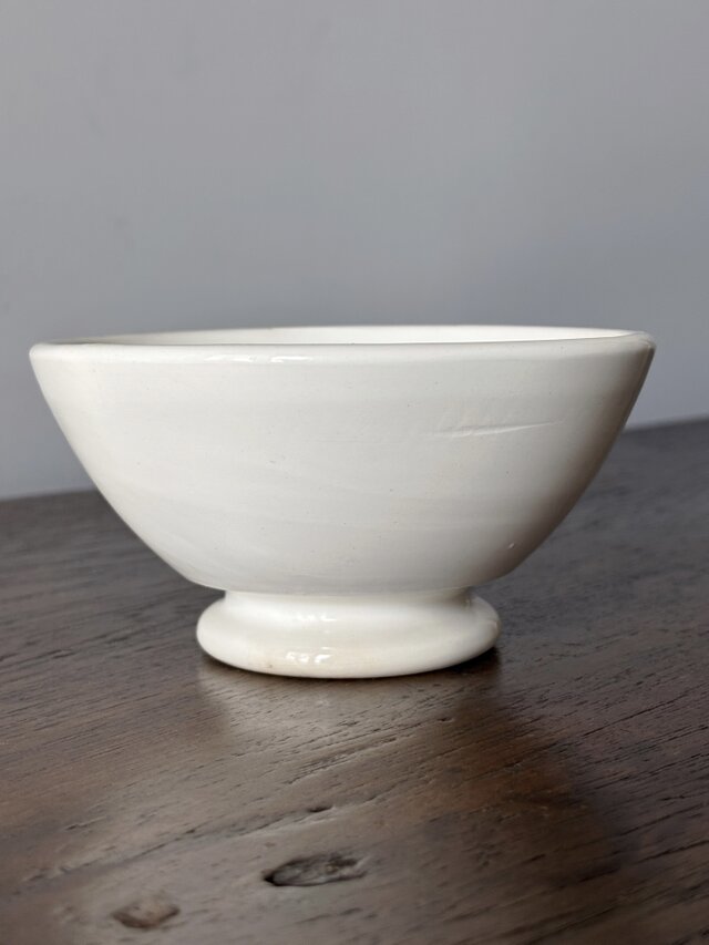 ディゴワン&サルグミンヌ 肉厚 白 カフェオレ ボウル φ13cm フランス