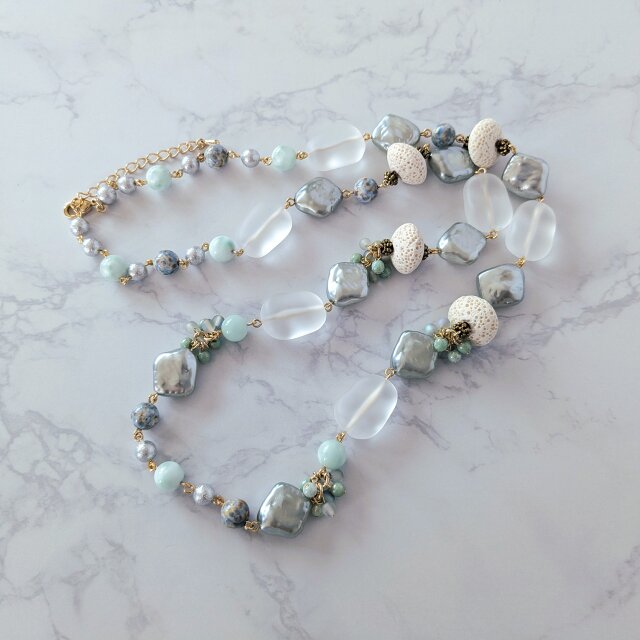 氷のネックレス（N1325）