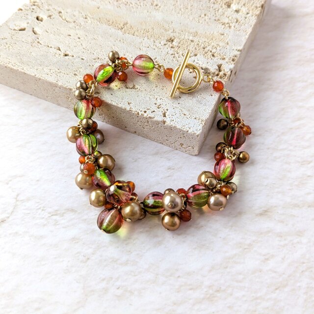ビタミンカラーのブレスレット(B0373)