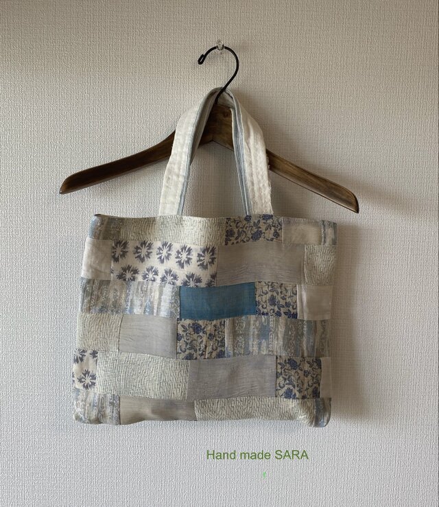 夏着物（麻）Pのトートバッグ