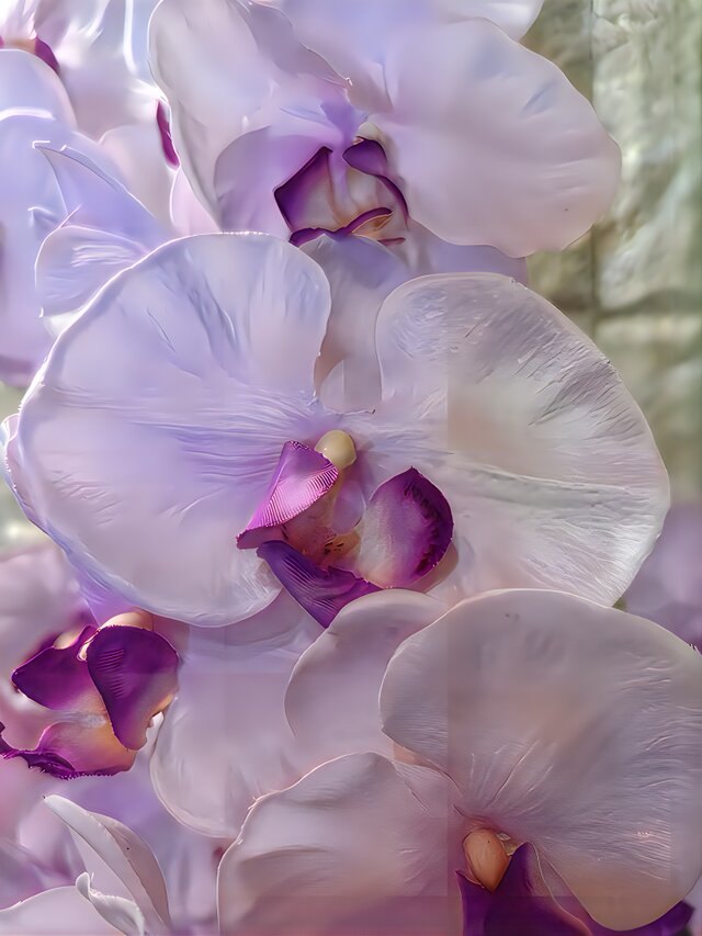 光触媒 人工観葉植物 ウォールグリーン フェイクグリーン 胡蝶蘭8550