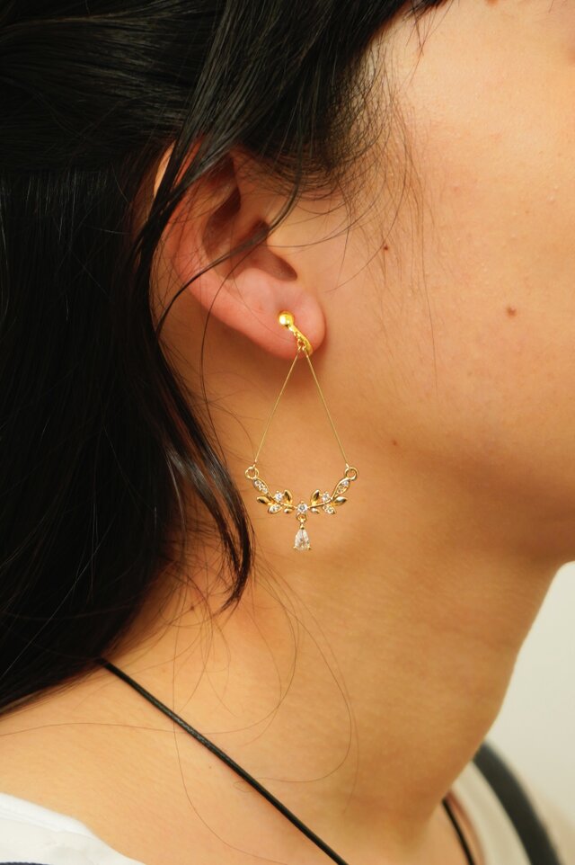 大人な印象の耳飾り【イヤリング】